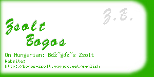 zsolt bogos business card